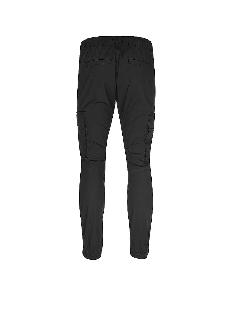 CALVIN KLEIN JEANS Cargohose Skinny Fit schwarz