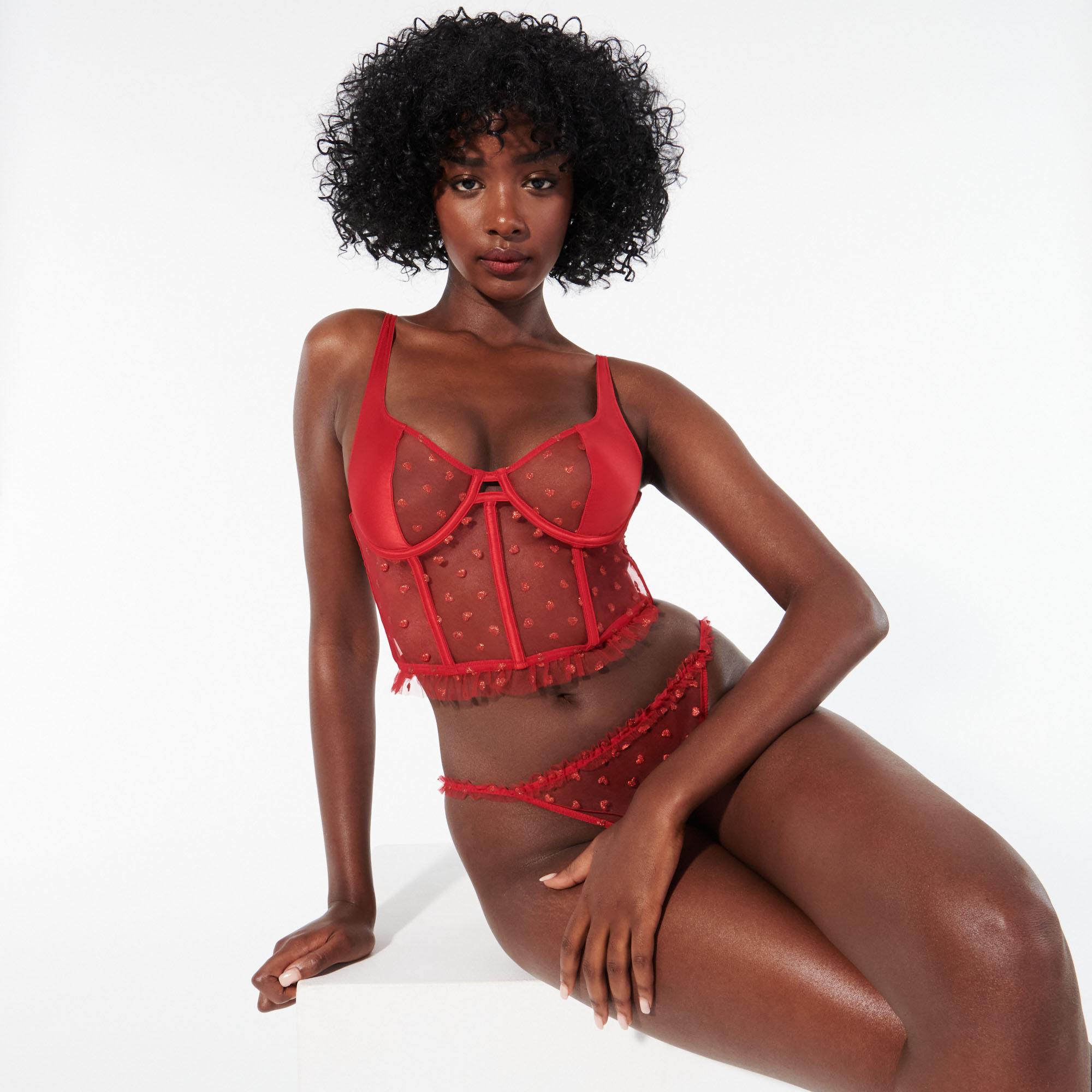 Guêpière en tulle