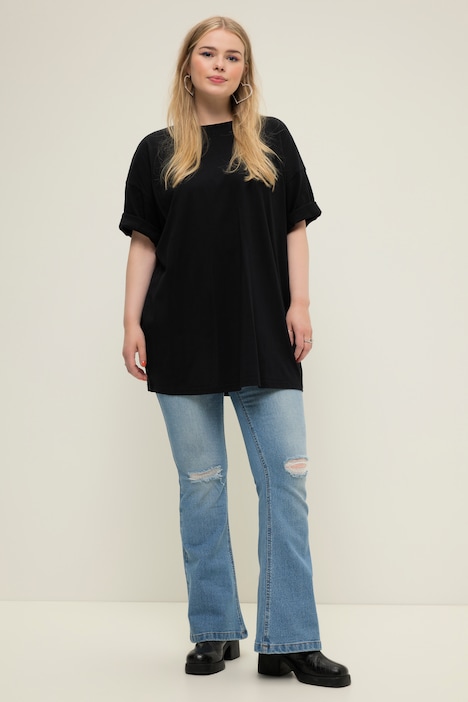 Jeans, Flared Legs, Destroy-Look, 5-Pocket