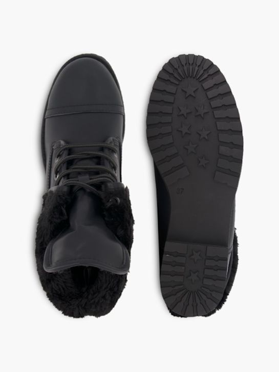 Landrover Schnür-Stiefelette Schwarz