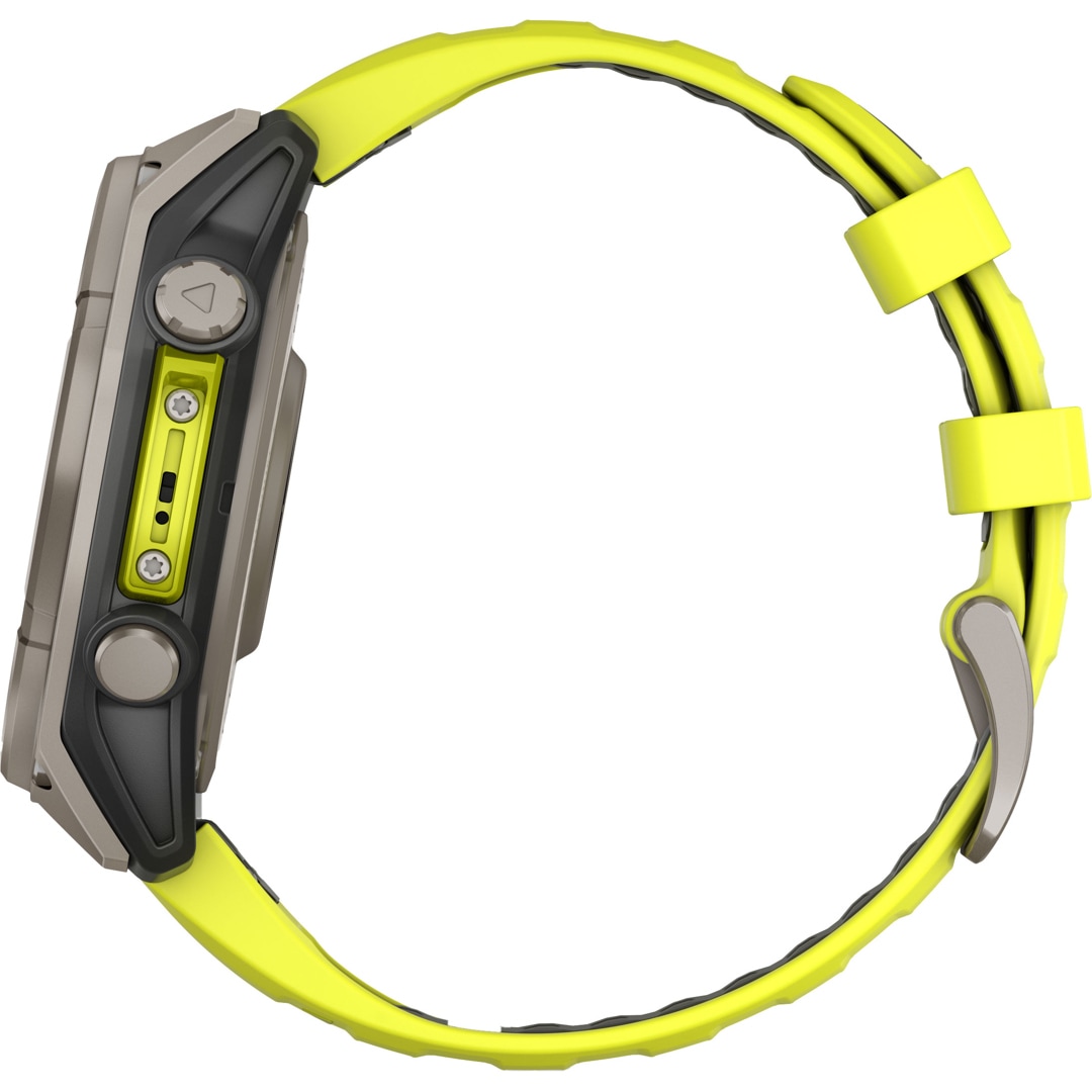 Garmin Fenix 8 - 47mm SOLAR Sapphire Graphit / Gelb