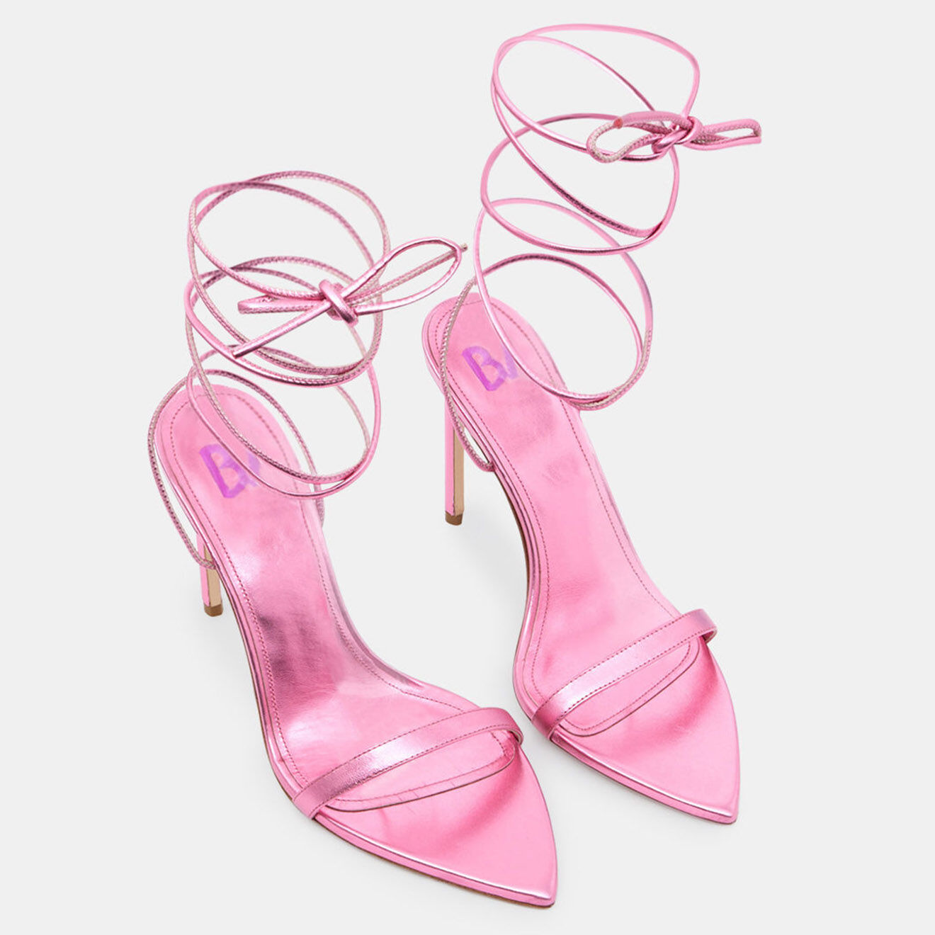 Bettina Vermillon Sandales en Cuir Isabella roses - Talon 10.5 cm