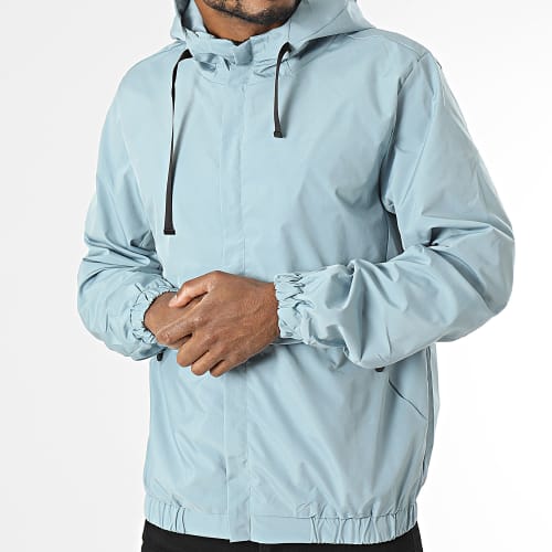 Veste Capuche Bleu Clair