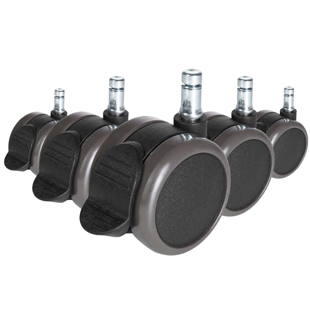 Stuhlrollen 5x ROLO STOP 10mm/65mm Metall, Kunststoff hjh OFFICE