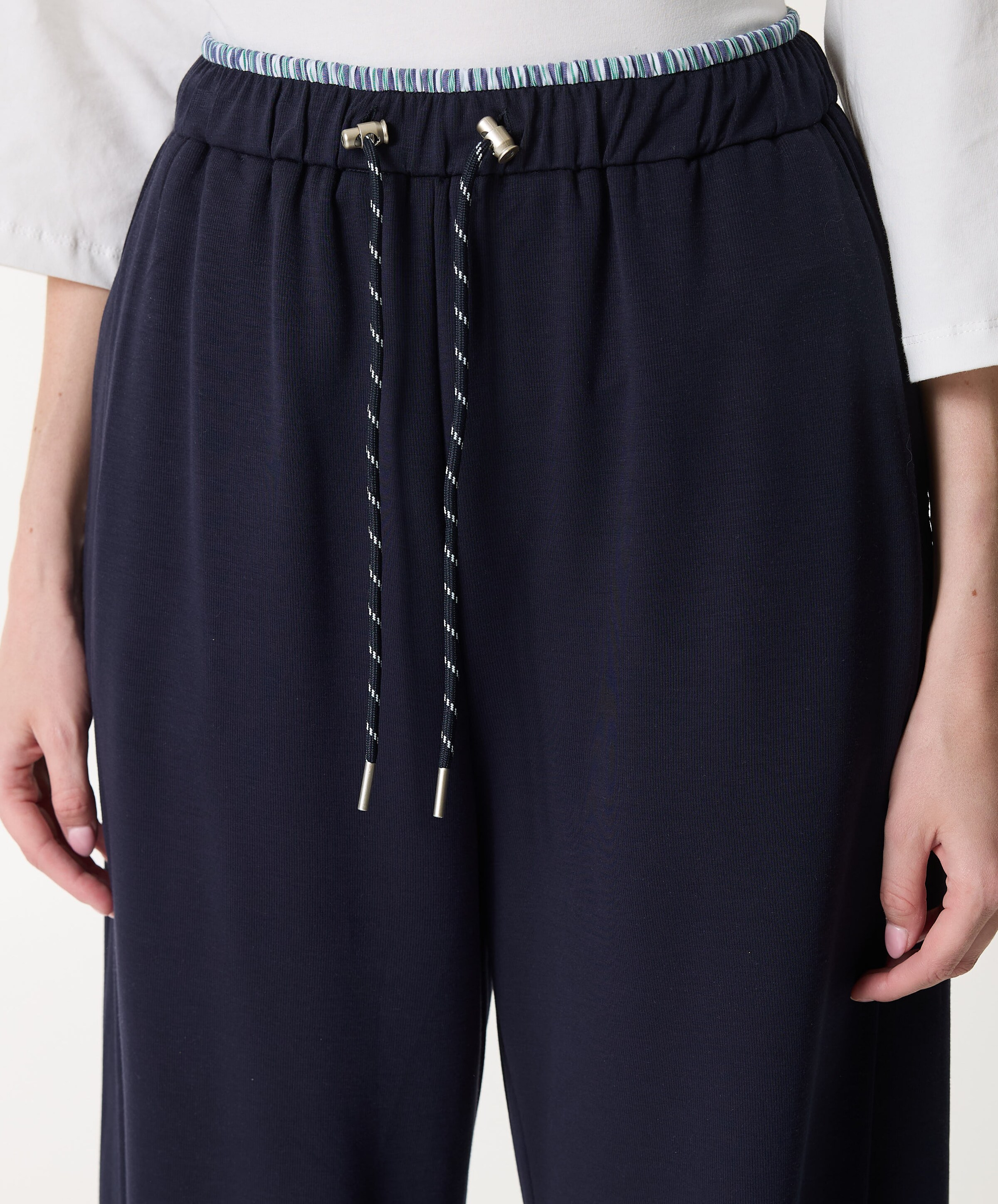 FRNCH 2-Wells pantalon dames broek blauw