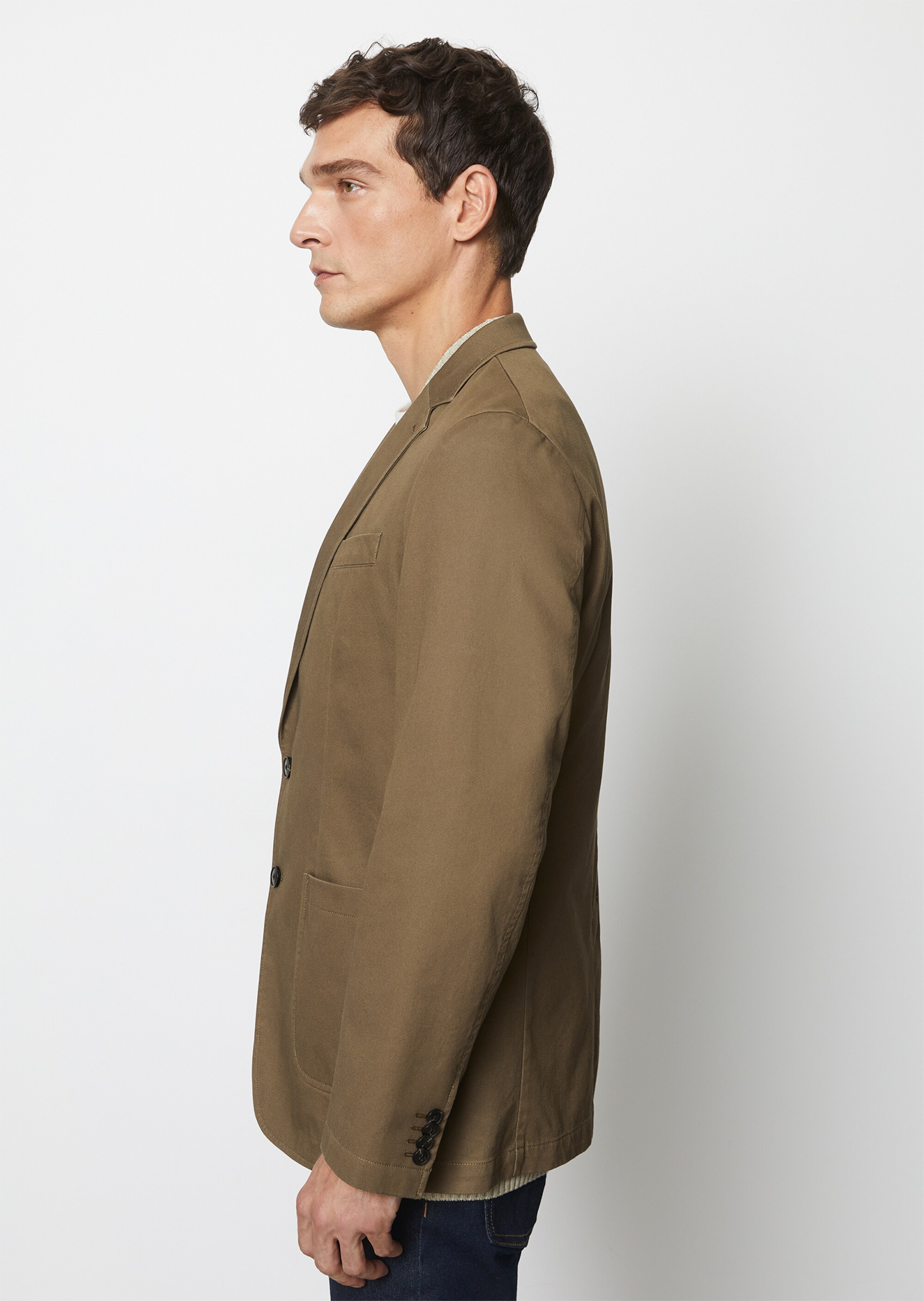 Sakko shaped aus Organic-Cotton-Twill