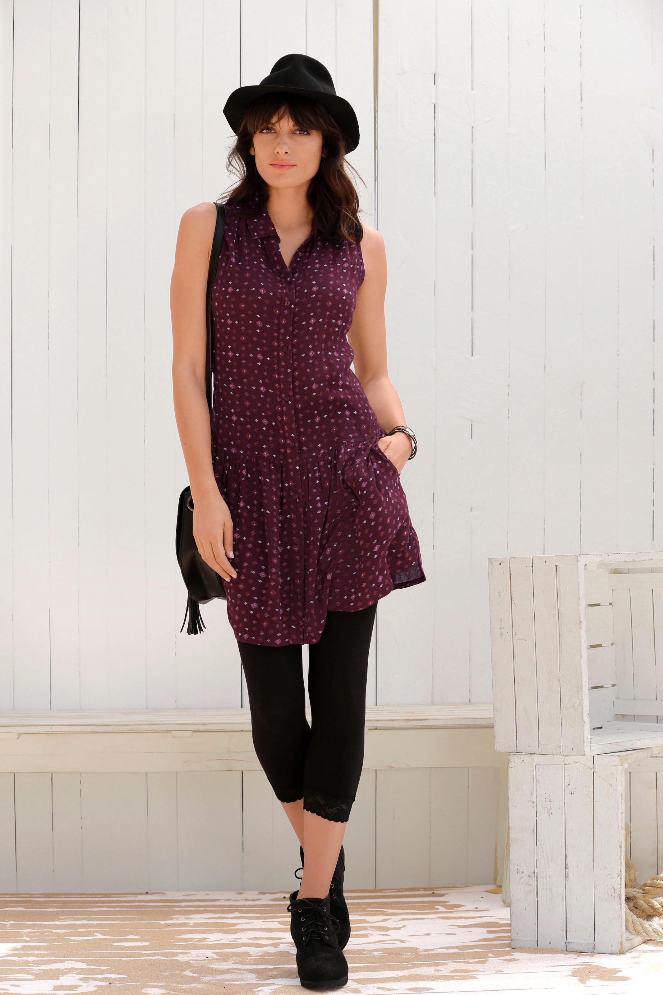 Boysen's Leggings  mit Spitze