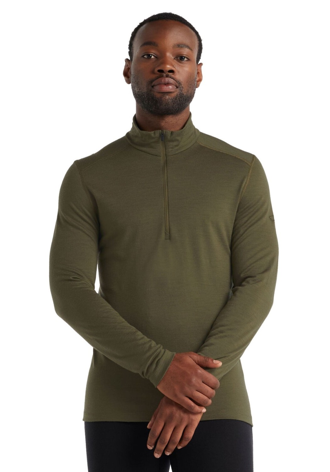 Icebreaker Herren-Half-Zip-Langarmshirt 200 Oasis LS Half Zip Loden