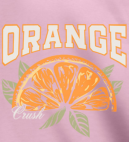 Kids Only T-Shirt – KogHelen – Rosa Löffler/Orange