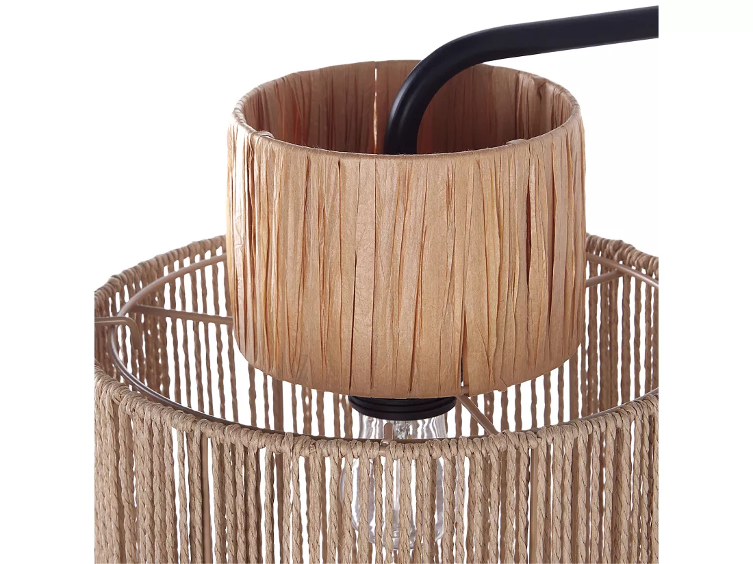 Lot de 2 lampes murales JAMMA Osier Naturel