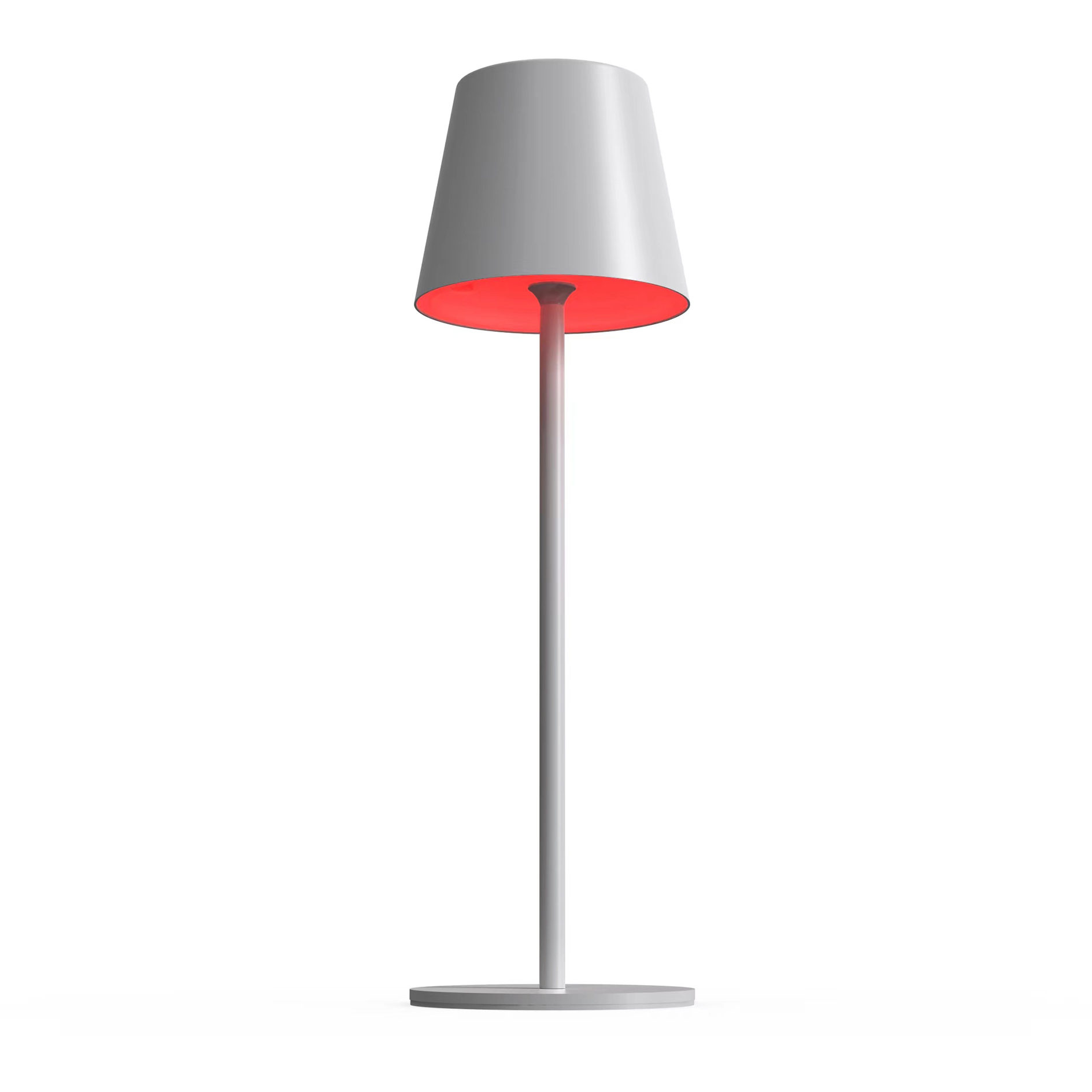 LED-RGB-Tischleuchte - grau - Touchdimmer