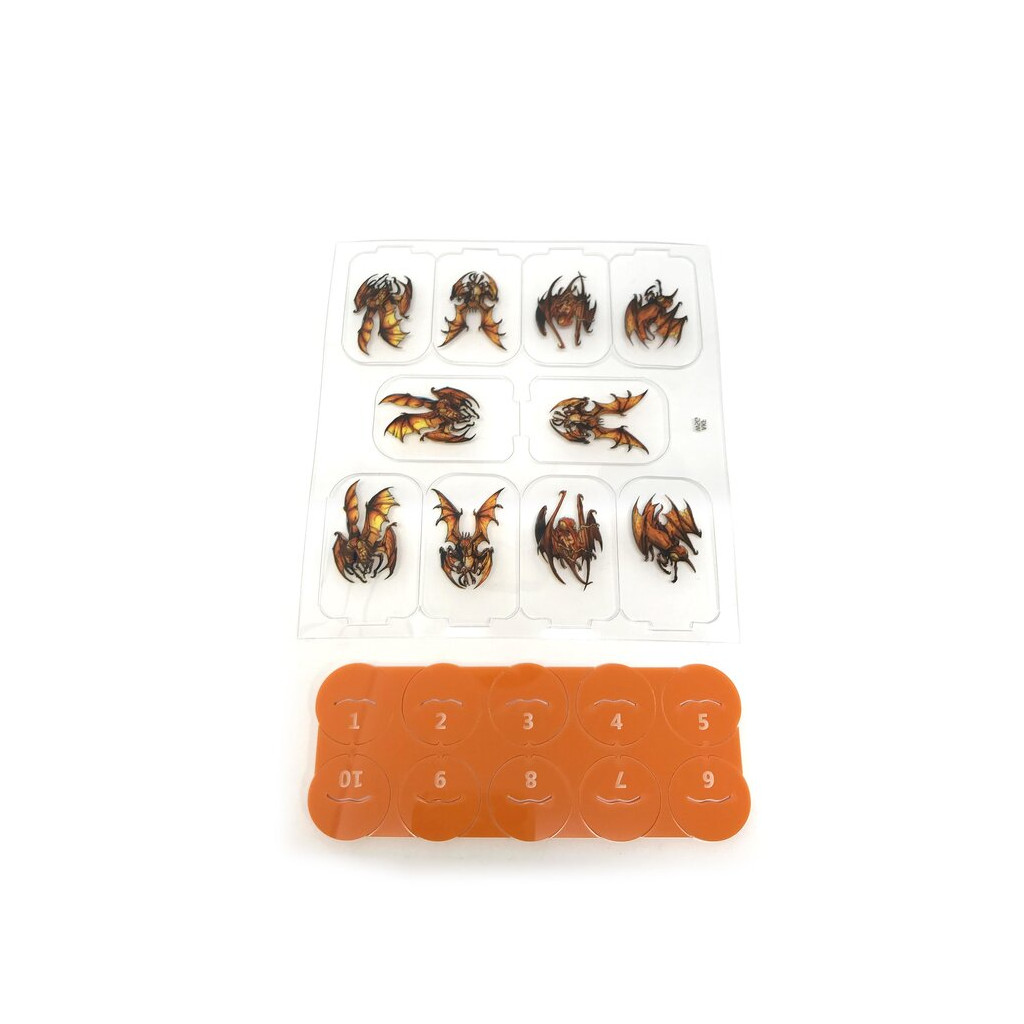 Flat Plastic Miniatures - Stirges - 10pc