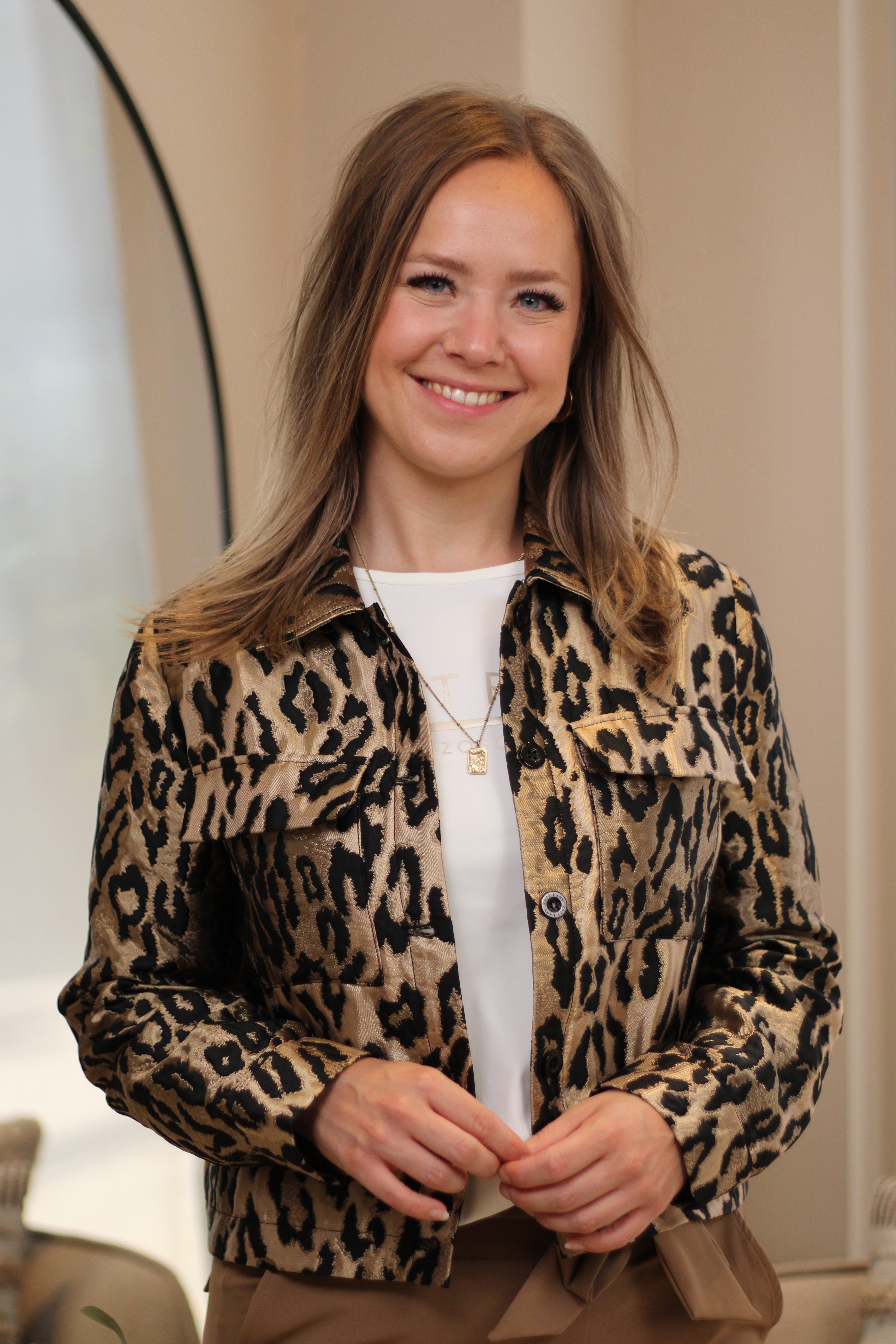 Zoso - Dalia Fancy Jacquard Jacket - Animal Print
