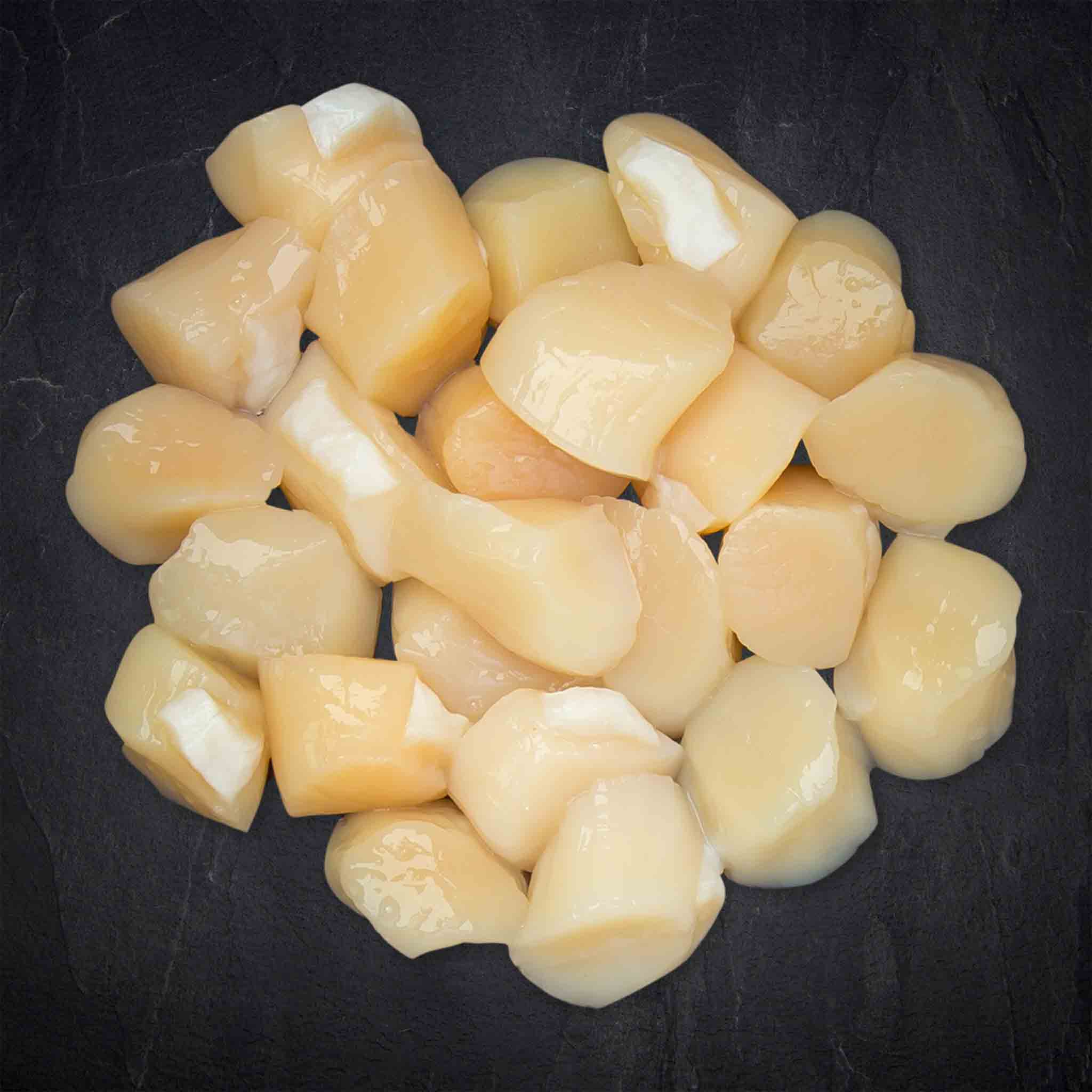 Tiefsee Kammmuschelfleisch Scallops U10 aufgetaut