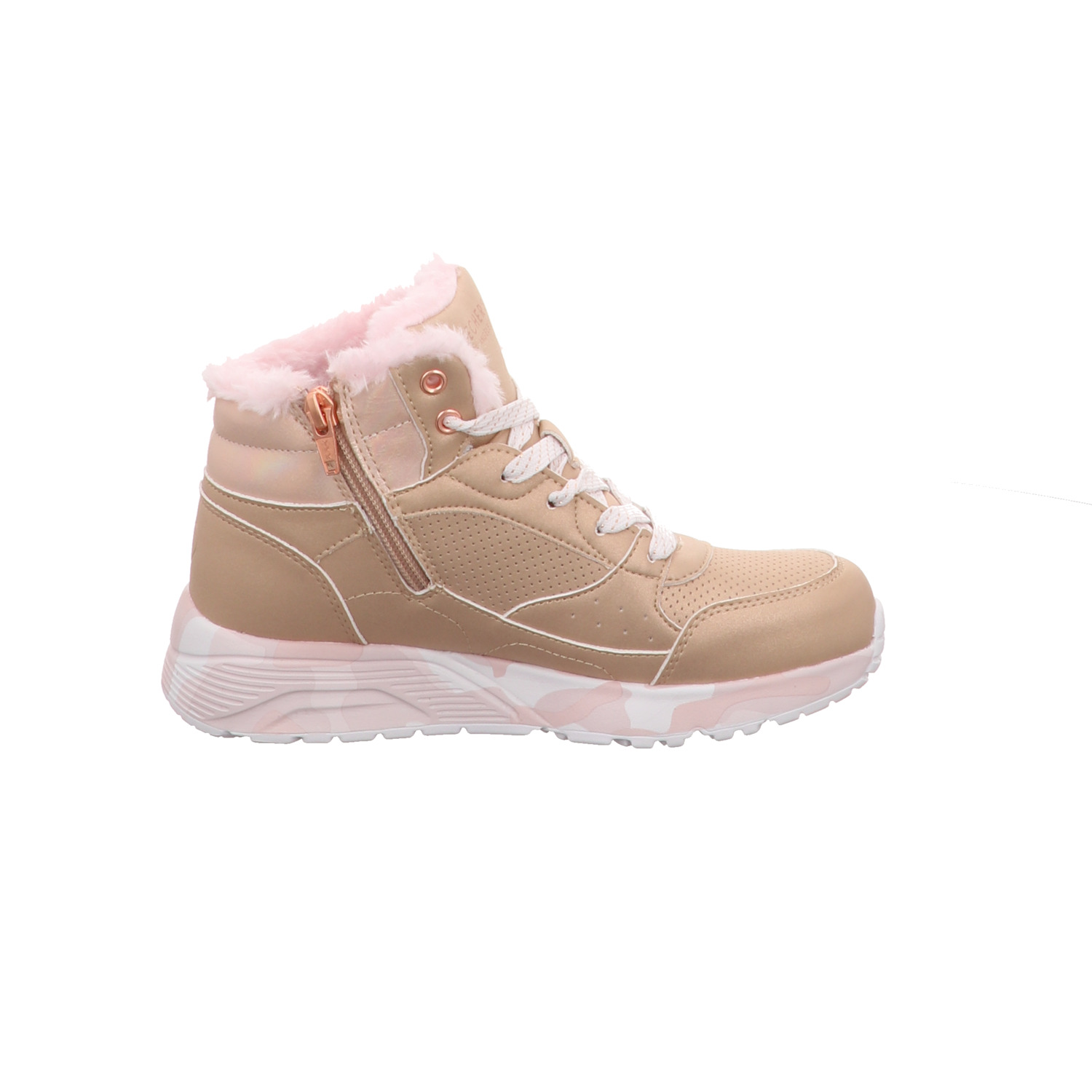 Skechers Knöchelschnürer gold/silber/bronce