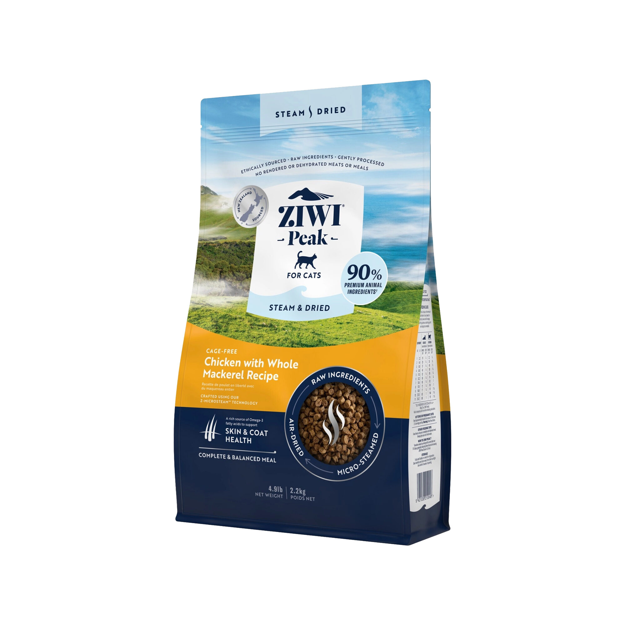 Ziwi Steam & Dried kattenvoeding - Kip