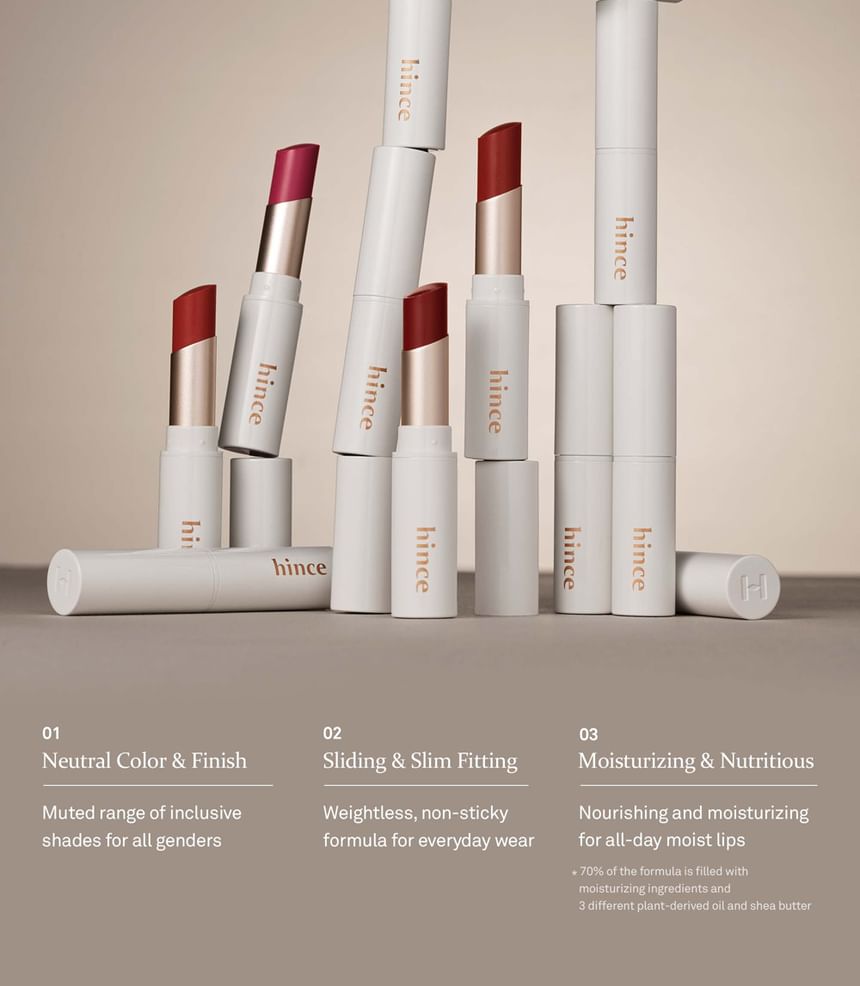 hince - Mood Enhancer Lip Glow - 5 kleuren