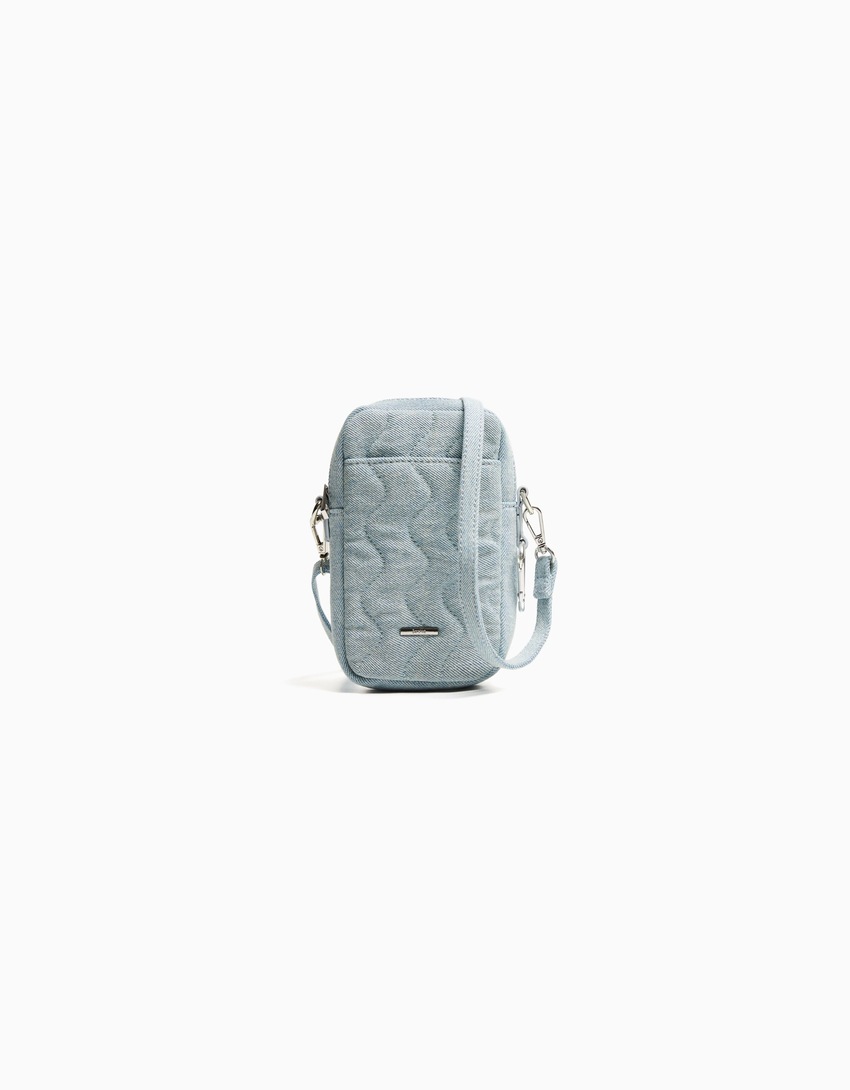 Bolsa de celular em jeans