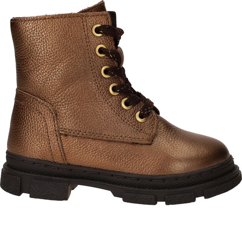 IK-KE Veterboots Goud Meisjes