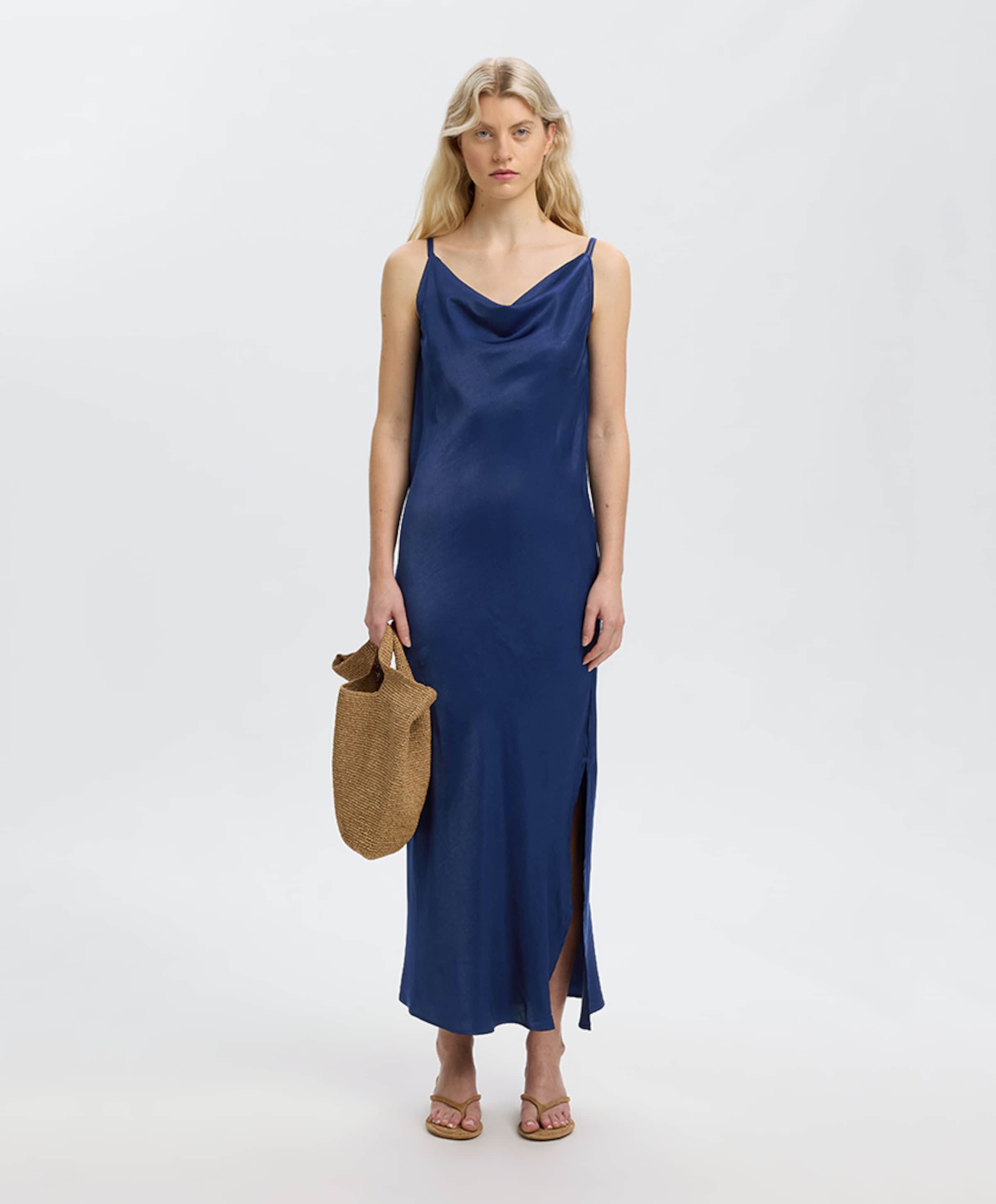 Selected Dames jurk blauw