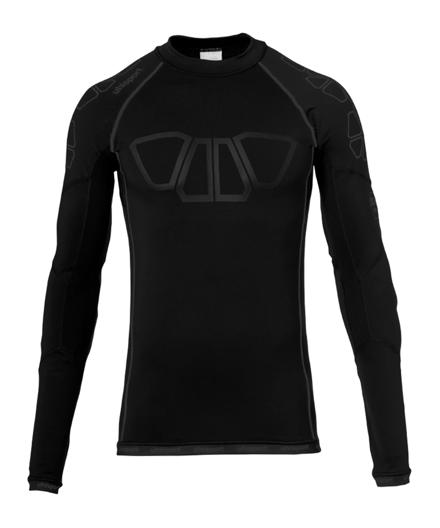 uhlsport Bionikframe Torwart Baselayer Kids Schwarz F02