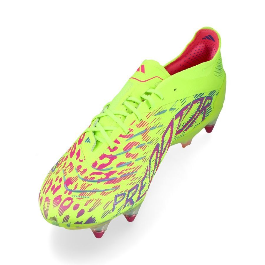 adidas Predator Elite SG Mystic Victory - Lucid Lemon/Lucid Pink/Blue Fusion