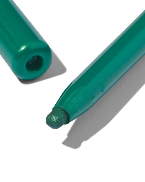 eye-liner vert métallisé