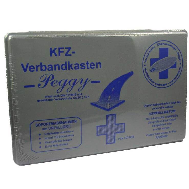 SENADA® KFZ-Verbandkasten Peggy silber, 1 St