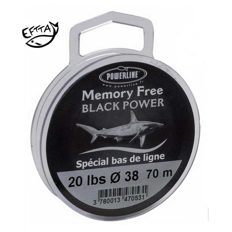Nylon A Bas De Ligne Powerline Memory Free Black Power