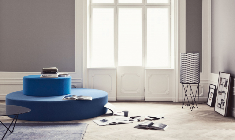 Gubi PD2 vloerlamp wit