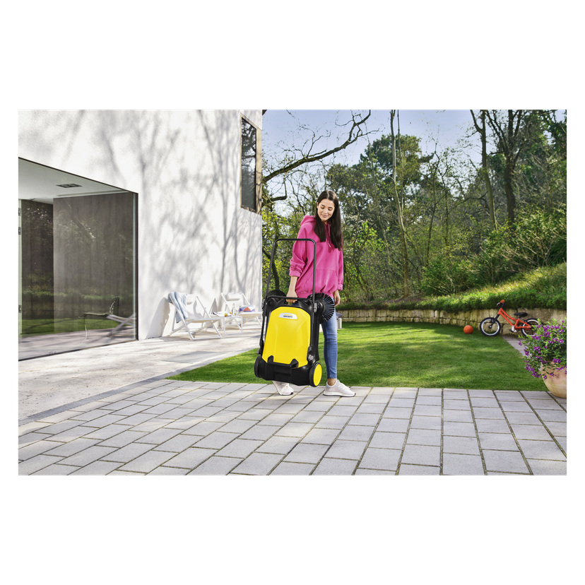 Manuell feiemaskin 68 cm 20 l