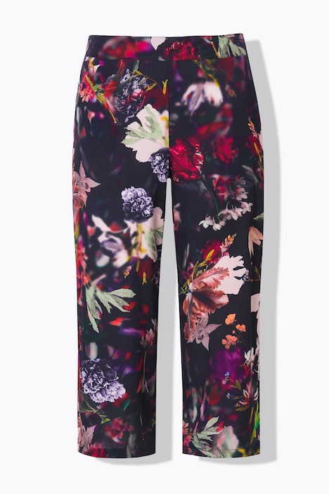 Culotte, Wide Legs, Alloverdruck