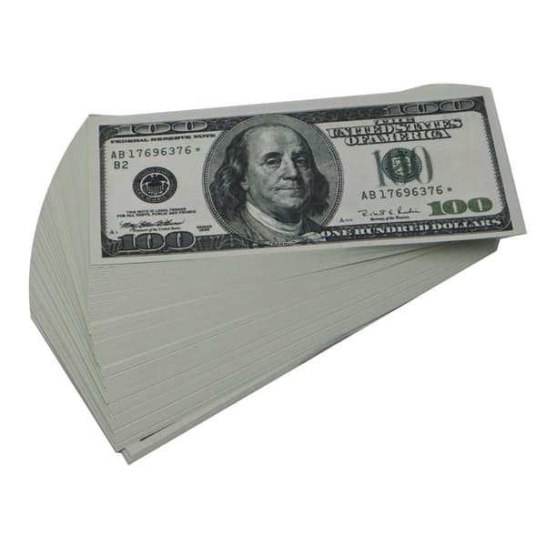Hundredollarsedler 100-pk