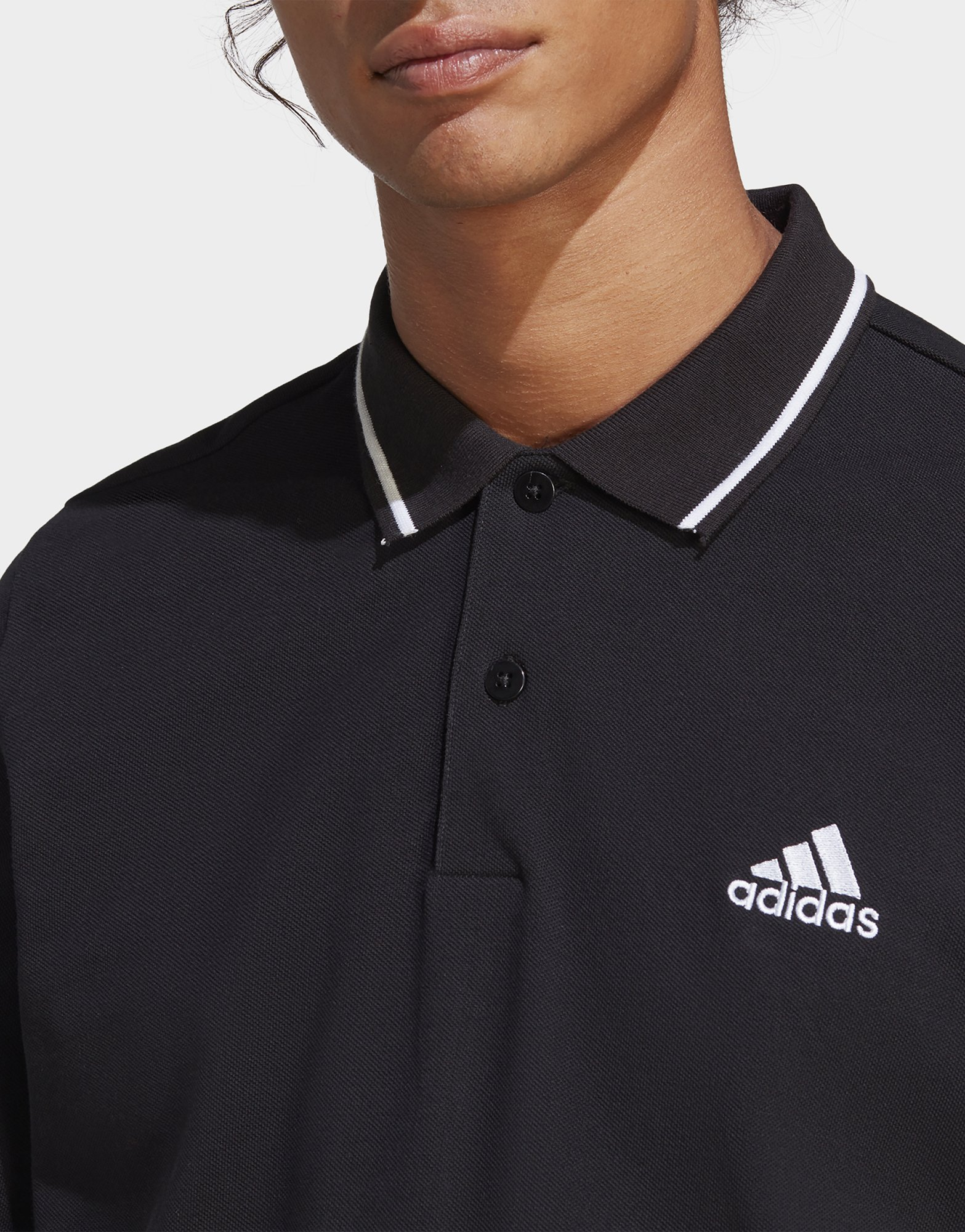 adidas Polo à petit logo en piqué Essentials
