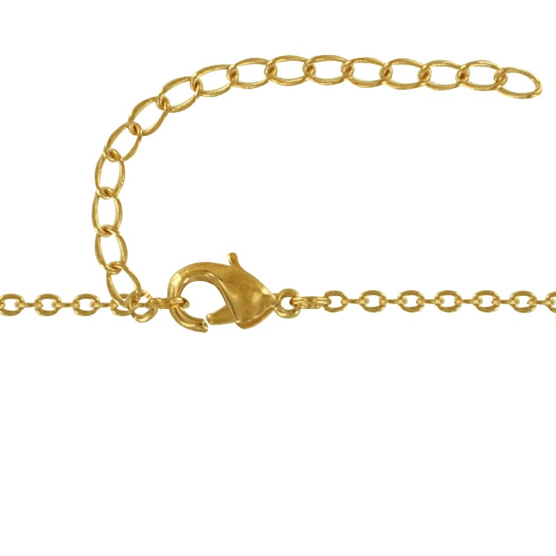 Collier Plaqué Or Strass Dégradé de Couleurs