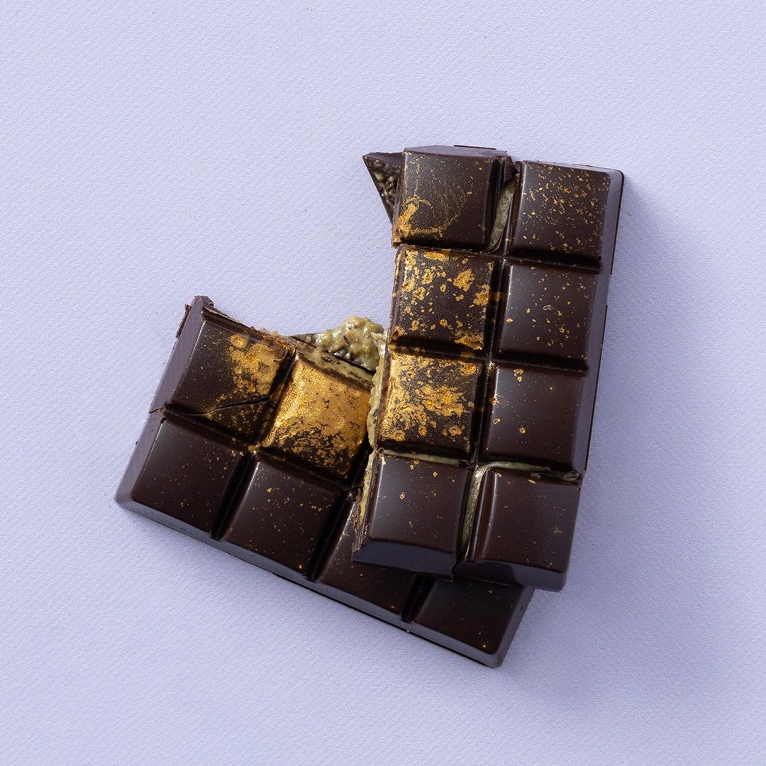 Choc block pistache/kadayif puur 100 gram