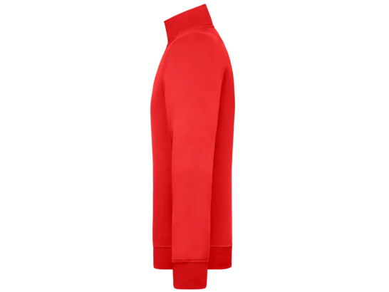 Sweat de travail zippé Job  Rouge
