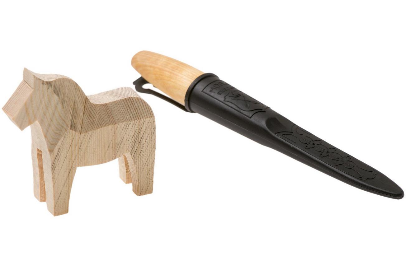 Morakniv Woodcarving Kit Dalahorse 120 Carbon 14041 houtsnijset koolstofstaal