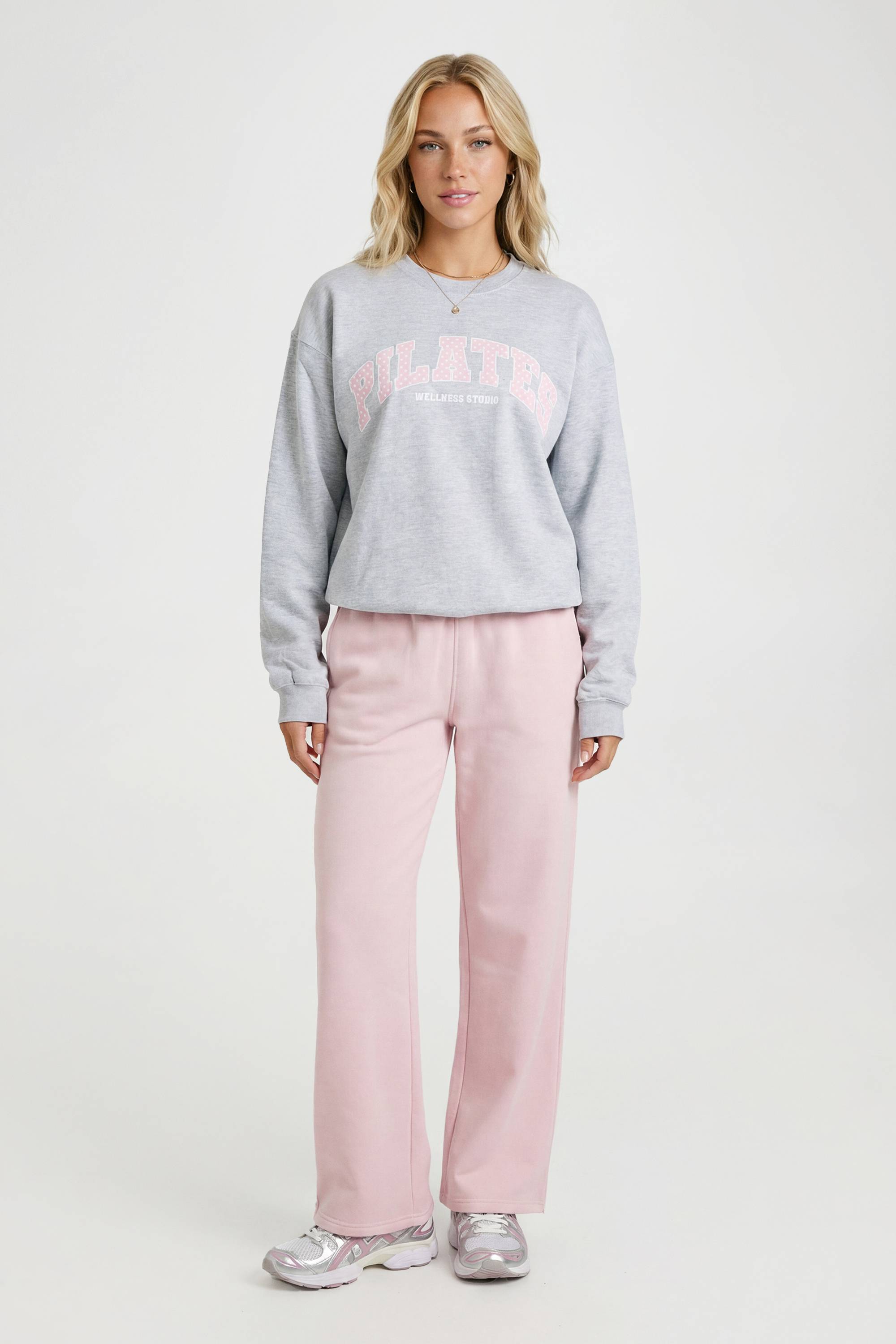 boohoo Sweat-shirt Oversize Imprimé Pilates À Pois