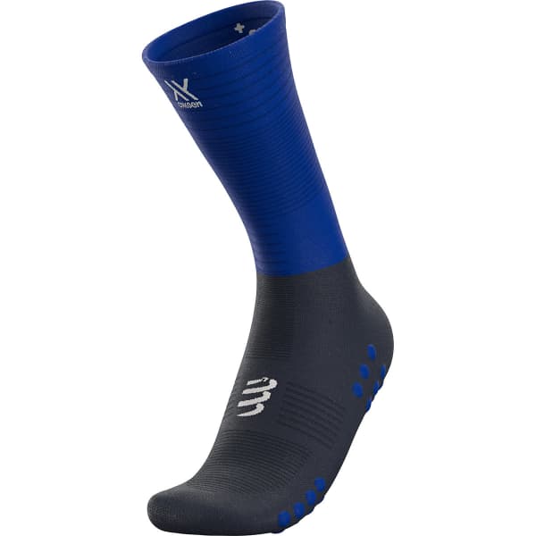 Chaussette compression COMPRESSPORT MID COMPRESSION SOCKS BLUE LOLITE