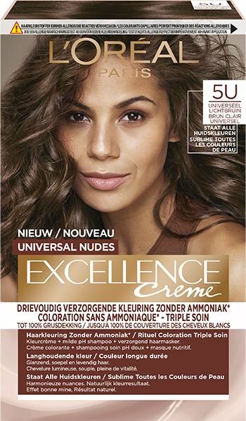 L’Oréal Excellence Creme 5U – Uni Licht Bruin (1 stuk)