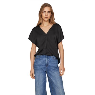 Tee-shirt à manches courtes femme Viellette NOIR VILA