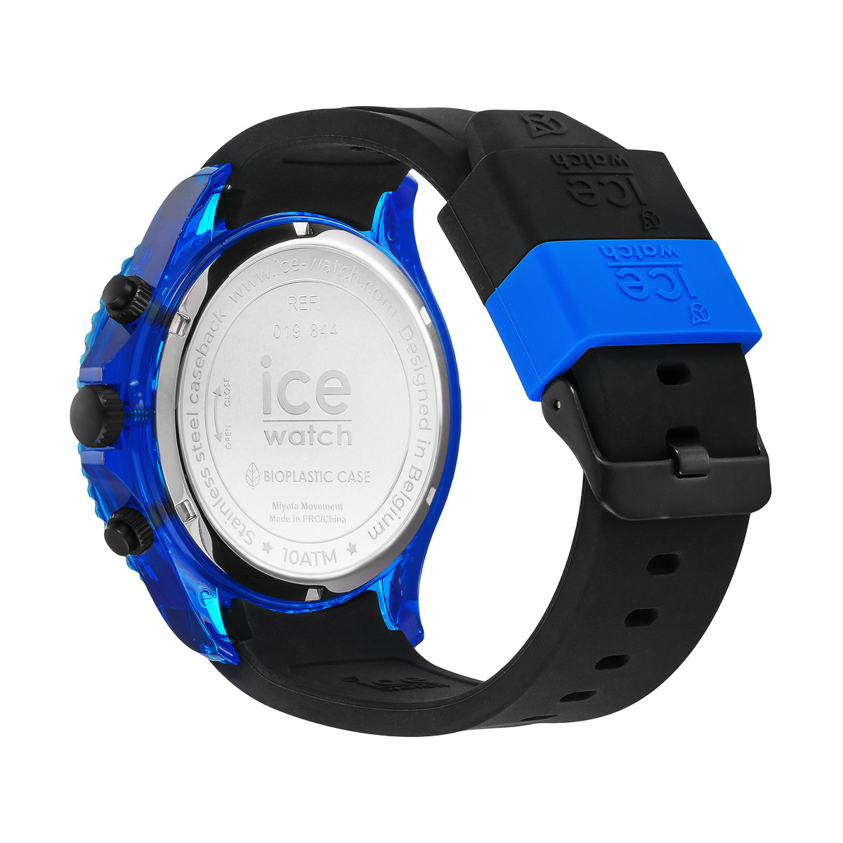 Montre Ice Watch Chrono Homme silicone noir