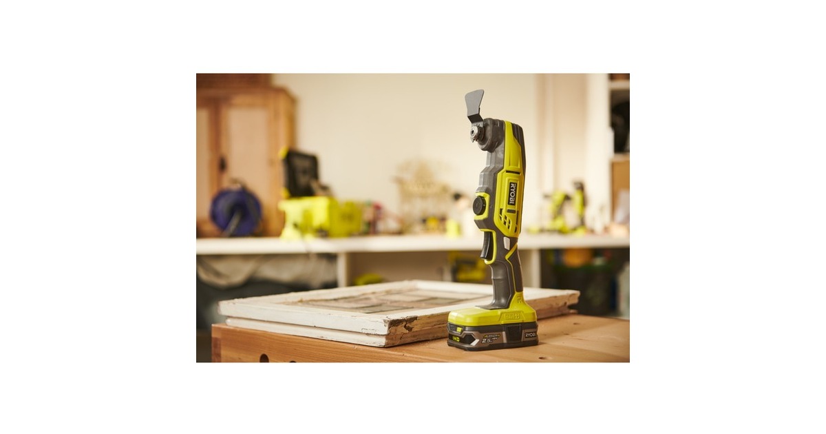RyobiR18MT3-0 multifunctioneel gereedschap  (Groen/zwart, Accu niet inbegrepen)
