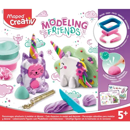 Maped Creativ Modellier-Set MODELING FRIENDS - Magical