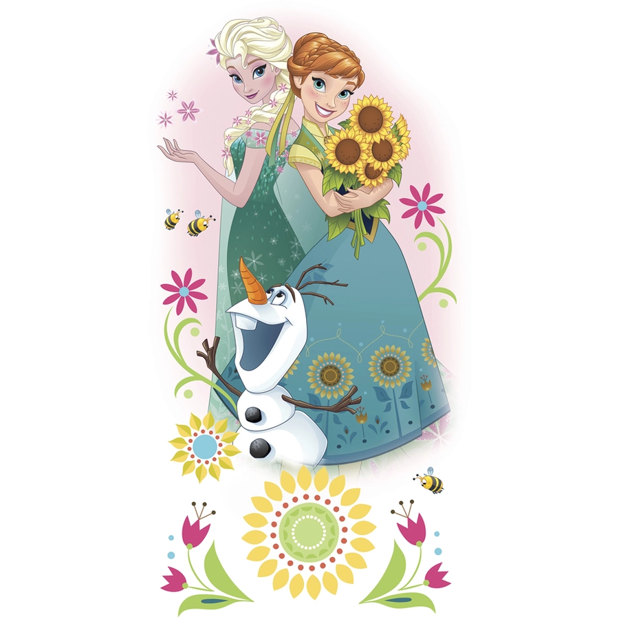 Room Mates  Frozen Anna, Elsa & Olaf Mehrfarbig