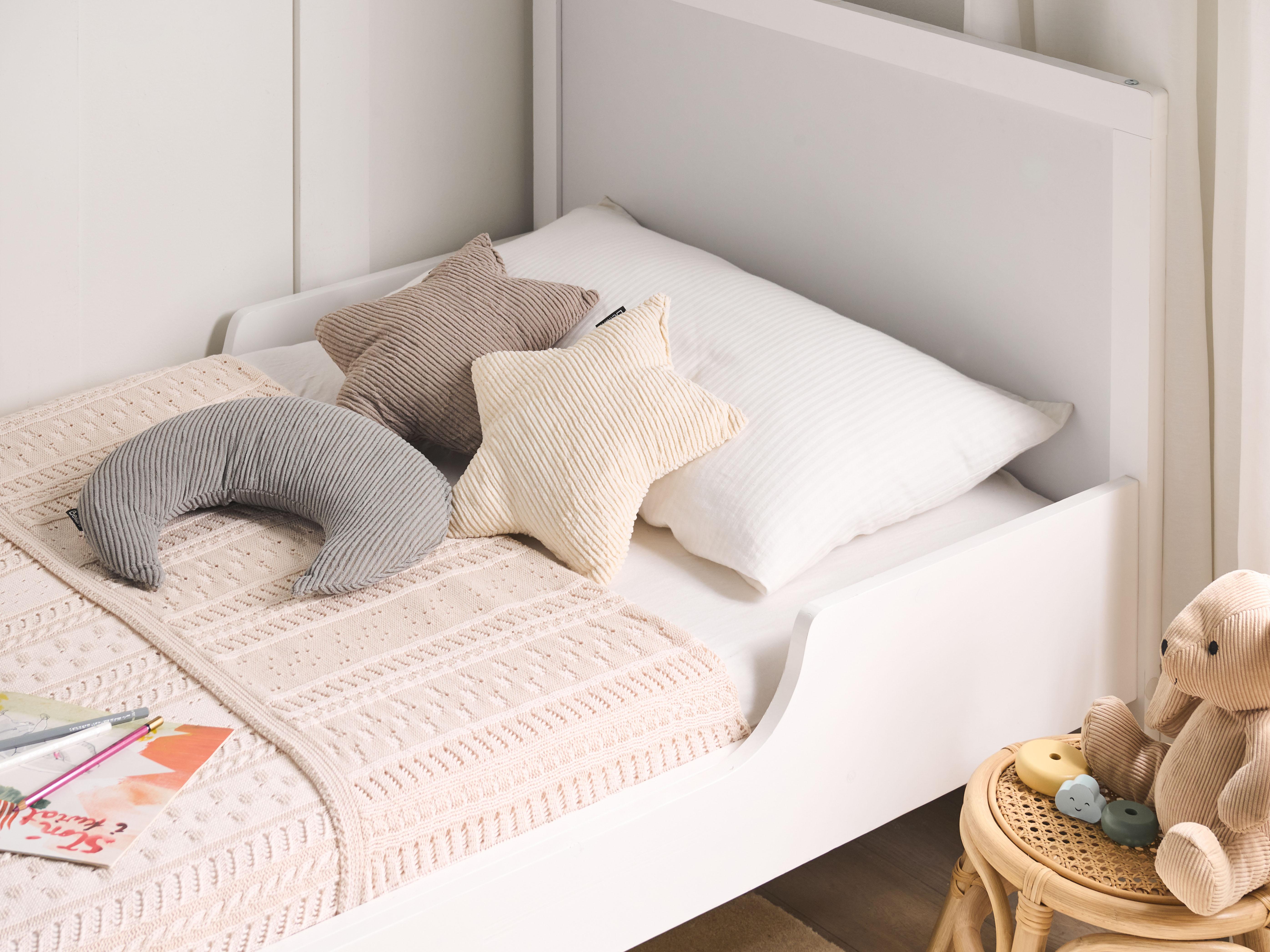Set van 3 sierkussens LUNA Corduroy 35 x 30 cm 35 x 35 cm Meerkleurig effen