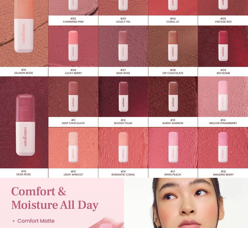 colorgram - Nude Blur Tint - 18 kleuren