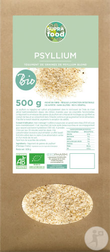 Exopharm Psyllium Tégument Blond Bio Sachet 500g