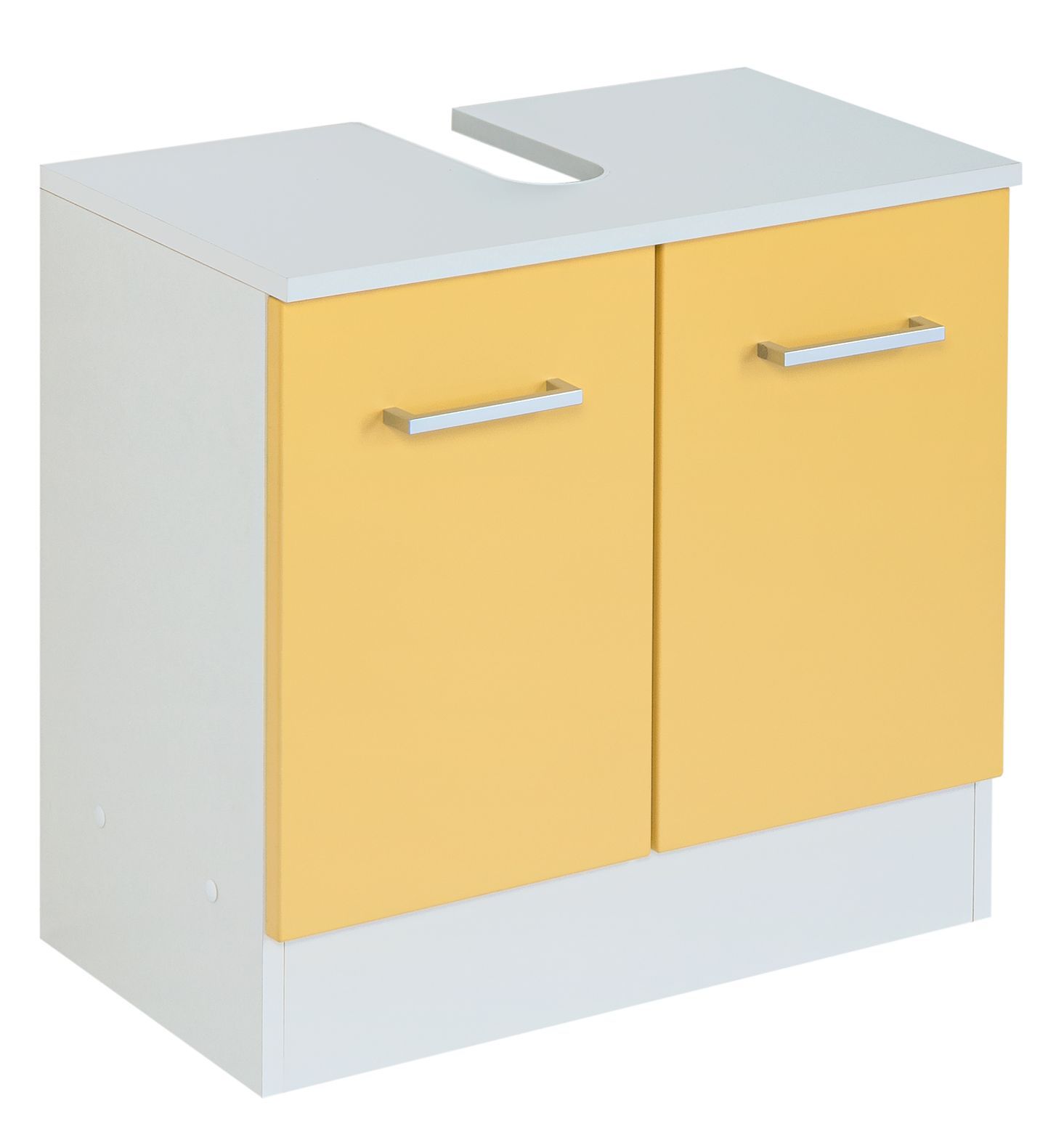 Waschbeckenunterschrank RIGA - gelb - 60 cm
